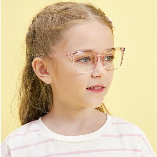 WackSaria Kids Glasses Blue Light Blocking Computer Protection Eyes Reading Glasses Frame Childs Student Study Eyewear Clear