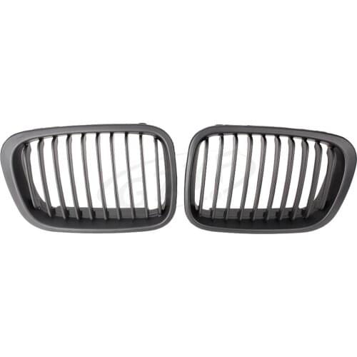 Auto Front Grill Grille For BMW E46 Touring / Saloon 4-Door 1998 1999 2000 2001 & E46 Compact 2001 2002 2003 2004 ABS Plastic