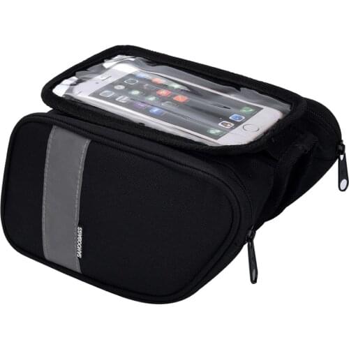 Roswheel Sahoo 122005 Cycling Bicycle Bike Top Tube Front Frame Cell Mobile Phone Bag Case Holder Case Double Side Pannier