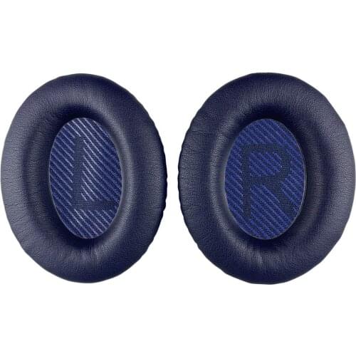 QC35 Replacement Ear-Pads Cushions for Bose QuietComfort-35 (QC-35) and QuietComfort-35 II (QC-35 II) Over-Ear Headphones