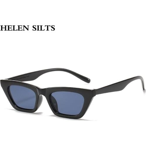 Vintage Cat Eye Sunglasses Women Steampunk Plastic Small Frame Sun Glasses Men Brand Designer Eyeglasses Female UV400 Eyewear