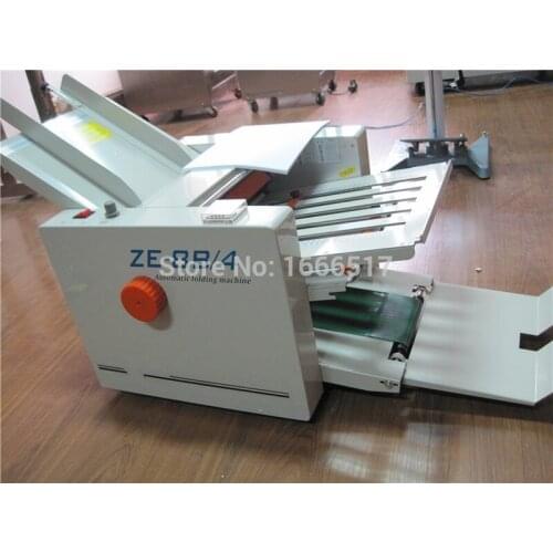 Brand New high efficiency Automatic Paper folding machine Paper Folder Machine ZE-8B/4 4 Fold plate H