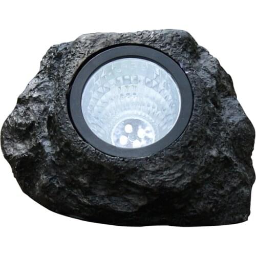 Solar Lawn Garden Spotlight Outdoor Light Landscape Lighting Solar Panels Imitation Stone IP65 Waterproof Lawn Spotlight