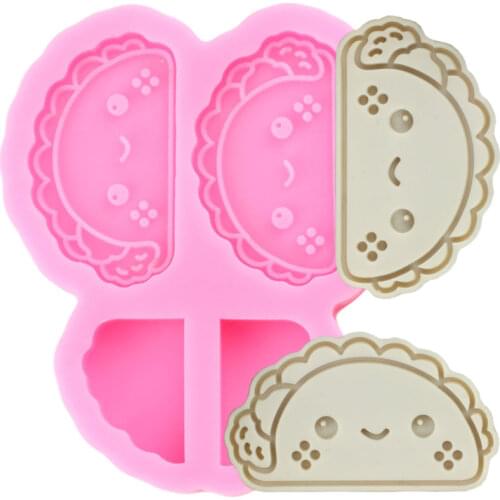 Disney Cartoon Taco Straw Topper Silicone Mold Candy Chocolate Fondant Cake Decorating Tools Keychain Epoxy Resin Moulds