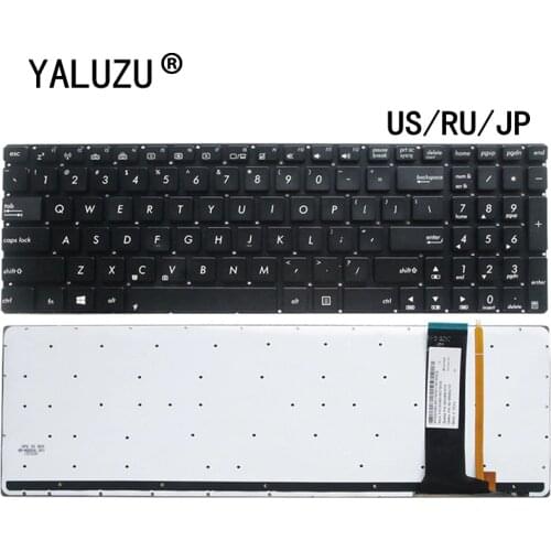 US/RU/JP Laptop keyboard for ASUS N56 N56V U500VZ N76 R500V R505 N550 N750 Q550 R501VZ R514JR R701VB with backlit