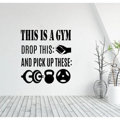 Cartoon Style GYM Vinyl Wallpaper Roll Furniture Decorative For Living Room Bedroom Home Party Decor Wallpaper