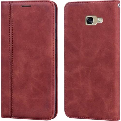 Vintage Case For Samsung Galaxy A10 A5 A7 2017 A6s A8 Plus A9s 2018 Coque Leather Cover For Samsung Galaxy A5 2017 Case SM-A520F