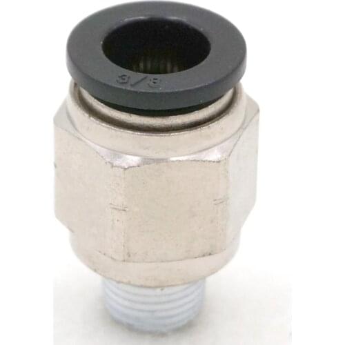 Diameter 3/8" Tube Push in Fitting to 1/8" NPT Male Thread Straight Pneumatic Connector pneumatic hose tube connector