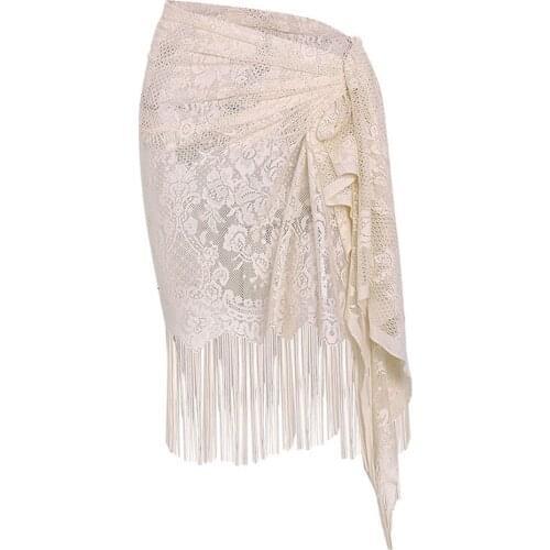 Women Beach Bikini Cover Up Solid Color Pareo Chiffon Wrap Skirt Sarong Scarf Beachwear Bathing Suit Beachwear Swimsuits #T2P