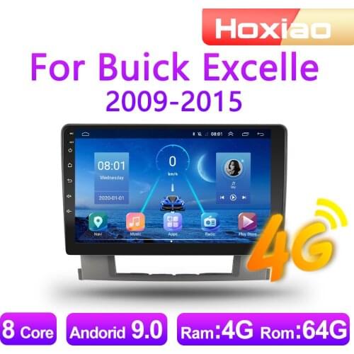 4G Android 9 2din Car Radio Multimedia Video Player For Buick Excelle 2009 2011 2010 2011 2012-2014 Navigation GPS audio 2 DIN