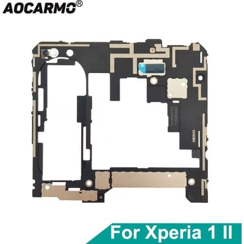 Aocarmo For Sony Xperia 1 II X1ii XQ-AT52 XQ-AT51 SO-51A MARK2 Motherboard Cover Holder Bracket WIFI Signal Antenna Replacement