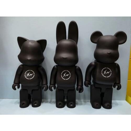 Bearbricklys 28cm 400% Bear Bricklys Toy Lightning Blocks Bear Toy Action Figures Dolls Christmas Gifts