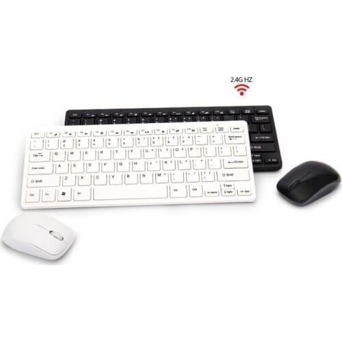 Mini Chocolate 2.4G Wireless Mouse and Keyboard Combo USB for PC Laptop Teclado Computer Accessories mouse and keyboard set
