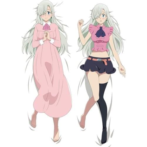 Janpan Anime The Seven Deadly Sins Pillow Covers Dakimakura Case Elizabeth Liones 3D Two-sided Bedding Hugging Body Pillowcase