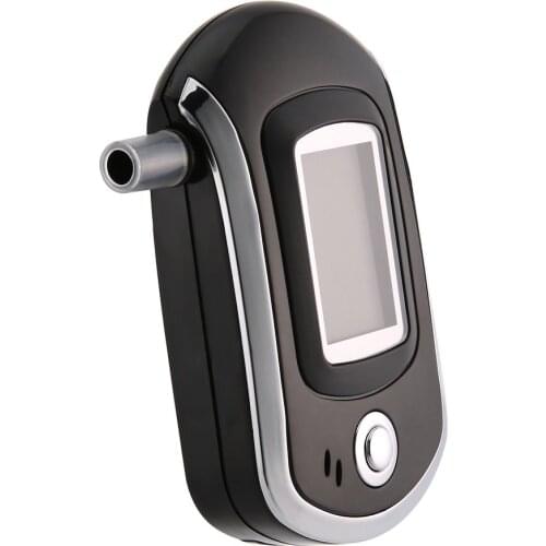 New Digital Breath Alcohol Tester Breathalyzer with LCD Dispaly with 5 Mouthpieces AT6000 Hot Selling Drop Shipping