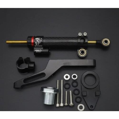 For Kawasaki Ninja ZX-6R ZX6R 636cc 2009 2010 2011 2012 2013 2014 2015 2016 2017 2018 2019 Steering Damper Bracket Mount Kit