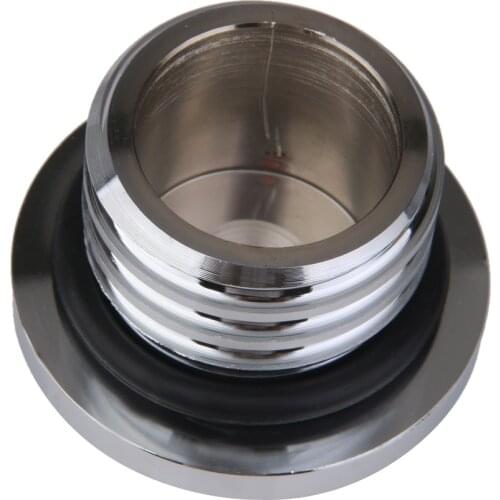 Chrome Aluminum Metal Oil Fuel Gas Tank Cap for Harley Dyna Touring Softail