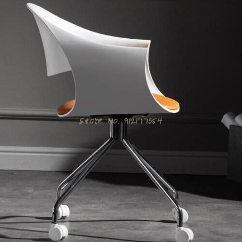 Computer Chair Designer Italian Modern Minimalist Chair Home Backrest Desk Chair Light Luxury Office Chair