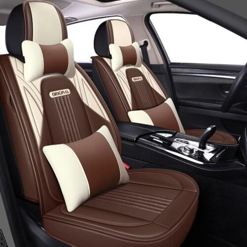Leather Car seat covers For kia ceed sportage jd rio 3 4 soul 2020 seltos x line stinger carens morning shuma accessories