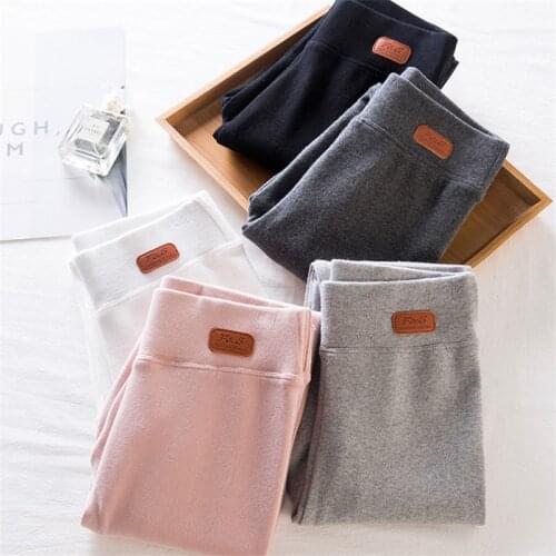 Spring Autumn Women Elastic Slim Leggings High Quality Fashion Cotton Comfortable Legging Pants Casual Solid Color Leggings K567