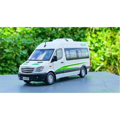 Alloy Model 1:24 Scale Kinglong Higer BEV Pure Electric Transit Bus Vehicle DieCast Toy Model for Collection Decoration