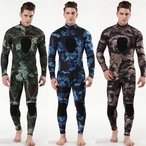 Diving suit neoprene 3mm men pesca diving spearfishing wetsuit Camouflage surf snorkel swimsuit Split Suits combinaison