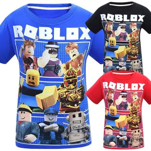 2021 Summer New Robloxing Popular kids 3D Printing T-shirt Kawaii Cartoon Streetwear hip-hop T Shirts The Game Toy Boys Girls