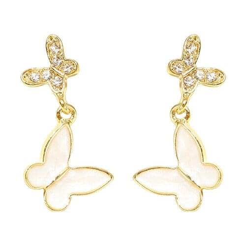 New Korean Earrings Fashion Earrings For Women Wild Dripping Earrings Butterfly Earrings Oorbellen Statement Earrings Bijoux