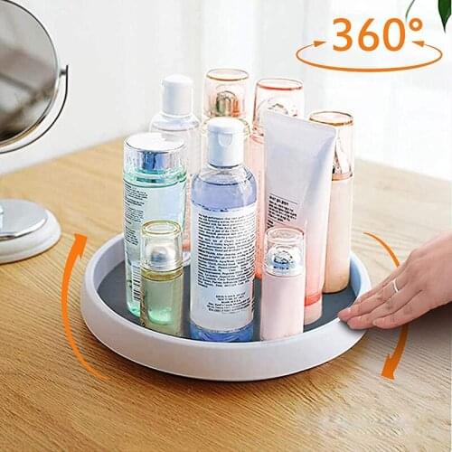 2 Pieces Turntable, Rotatable Round Spice Racks,Rotating Organizer , for Kitchen Cabinets, Refrigerators, Bathrooms