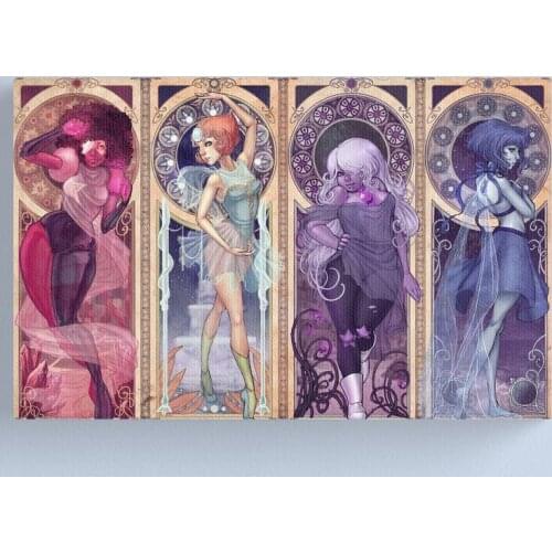 Prints Home Decor Canvas Lot Cartoon Girl Painting Sexy Cute Wall Art Modern Modular Pictures For Living Room Poster No Framed