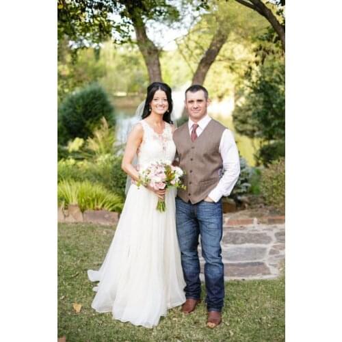 Rustic Wedding Mens Vests Brown Tweed Groomsmens Vests Bespoke Slim Fit Mens Vests Evening Prom mens vest waistcoat