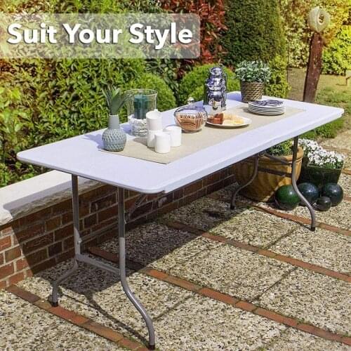 Folding Picnic Table Camping Portable Desk Outdoor Garden Metal Table For Barbecue Tours Tableware Spade Computer Bed Table