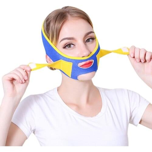 Face V Shape Lift Massager Mask Belt Facial Massager Anti Wrinkle Reduce Double chin Bandage Face shaper