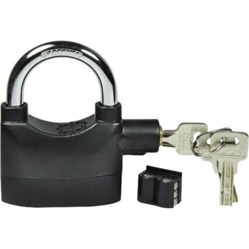1pcs U-shape Waterproof Siren Alarm Padlock Alarm Lock For Motorcycle Short Beam Bike Bicycle