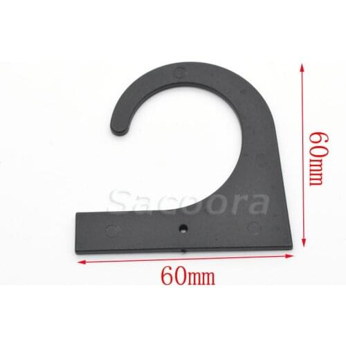 12pcs/pack Pack 60*59.5mm Black Plastic Hanger&Hook For Garment Textile Accessories