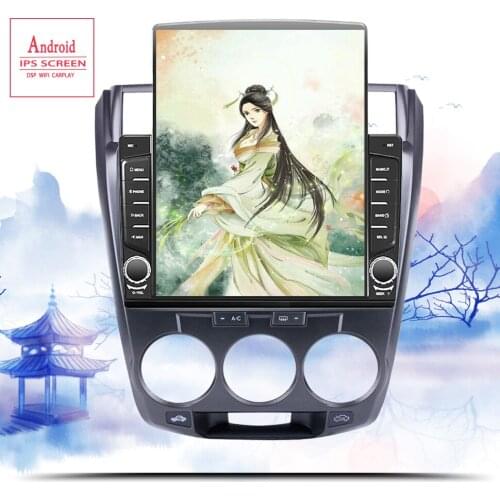 9.7" Android 10.0 Car Multimedia Player For 2006-2012 Honda City GPS Navigation 600*1024 HD Touchscreen Stereo Tape Recorder