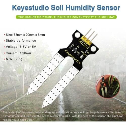 Free shipping! Keyestudio Soil Humidity Sensor for Arduino