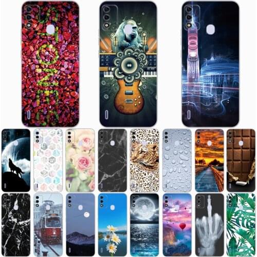 For Itel A33 for Itel A36 Case Wolf Silicon TPU Fundas for Itel A37 for Itel A48 Cat Animal Shell Bag Housing Phone Cases