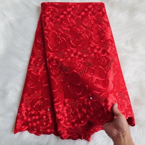 High Quality 2021 Cord Nigerian Cotton Embroidered African Lace Fabric French Net Mesh With Stone Lace Fabric 99236D9