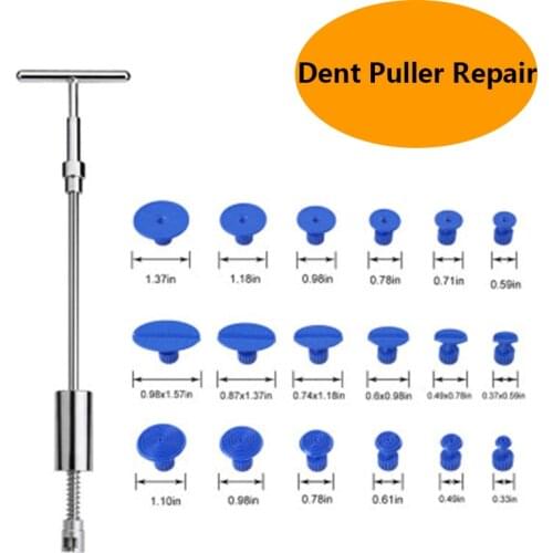 Metal Car Dent Repair Tools Auto Repair Dent Puller Kit Slide Hammer Reverse Hammer Glue +18pcs Glue Puller Accessories