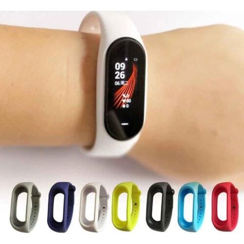 Soft silicone sports multicolor watch strap for millet Plus + Plus fitness tracker