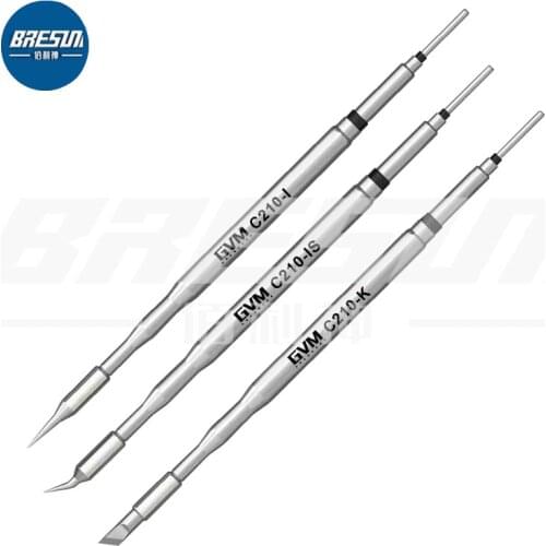 RELIFE JBC C210 Lead-Free Soldering Iron Tip, General Purpose Straight And Curved Small Tip