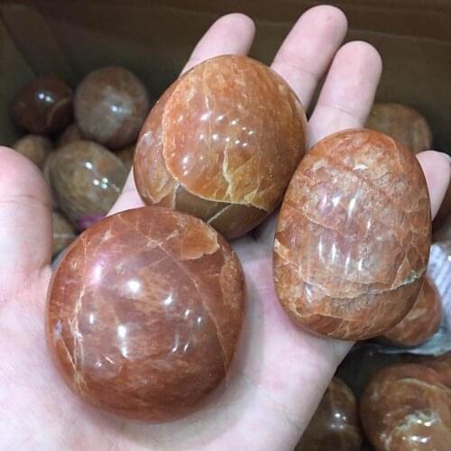 Natural quartz crystal palm stones minerales gemstones healing massage stones reiki decoration