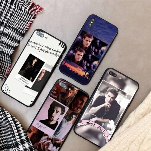 Yinuoda stefan salvatore Luxury Unique Phone Cover for iPhone 8 7 6 6S Plus X XS MAX 5 5S SE XR 11 11pro promax