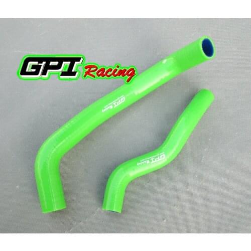 GPI silicone radiator hose FOR Suzuki LTZ400 DVX400 LTZ DVX 400 2003-2008 2004 2005 2006 2007 03 04 05 06 07 08 GREEN