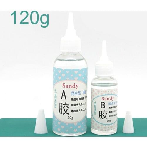 Mixed Quick Drying Hardener DIY Resin Epoxy Transparent Clear High Adhesive AB Crystal Glue For Jewelry Making