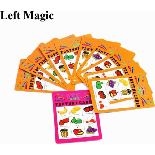 Soul Playing Card Magic Tricks Soul Telepathy Fruit Cards Magic Tricks Magic Props Toy For Childen Christmas C2026