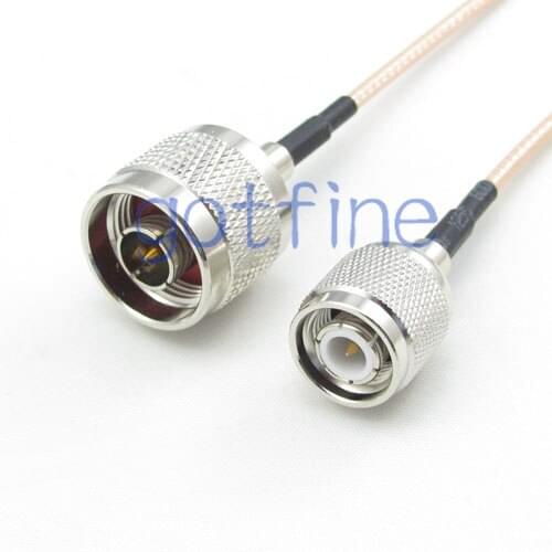 10pcs 15CM Pigtail coaxial jumper cable RG316 extension cord 6inch N male plug to TNC male plug RF adapter connector