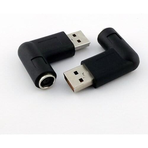 10pcs 7.9 x 5.5mm Female to Special USB Male DC Power Charger Adapter 90 Degree Angled for Lenovo Yoga3 PRO 4