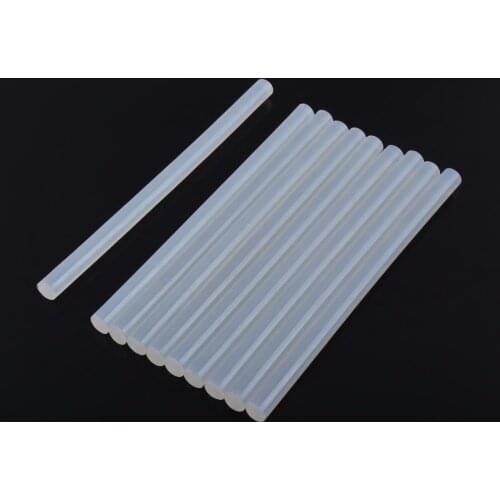 10Pcs/set Clear 11X200mm Hot Melt Glue Sticks For Electric Glue Gun DIY Stick Repairing Power Tools Accessories